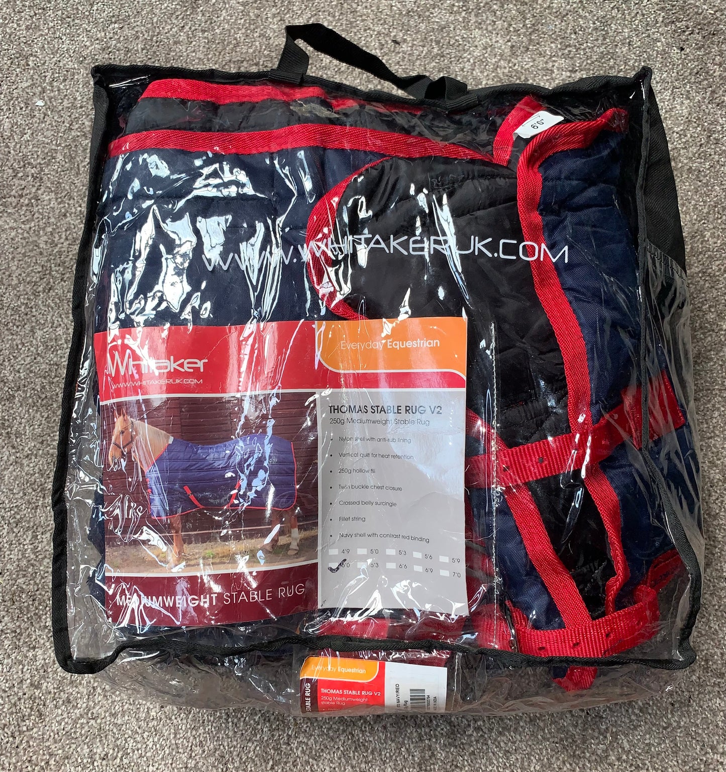 ✨ Brand New 6ft John Whitaker 250g Stable Rug ✨