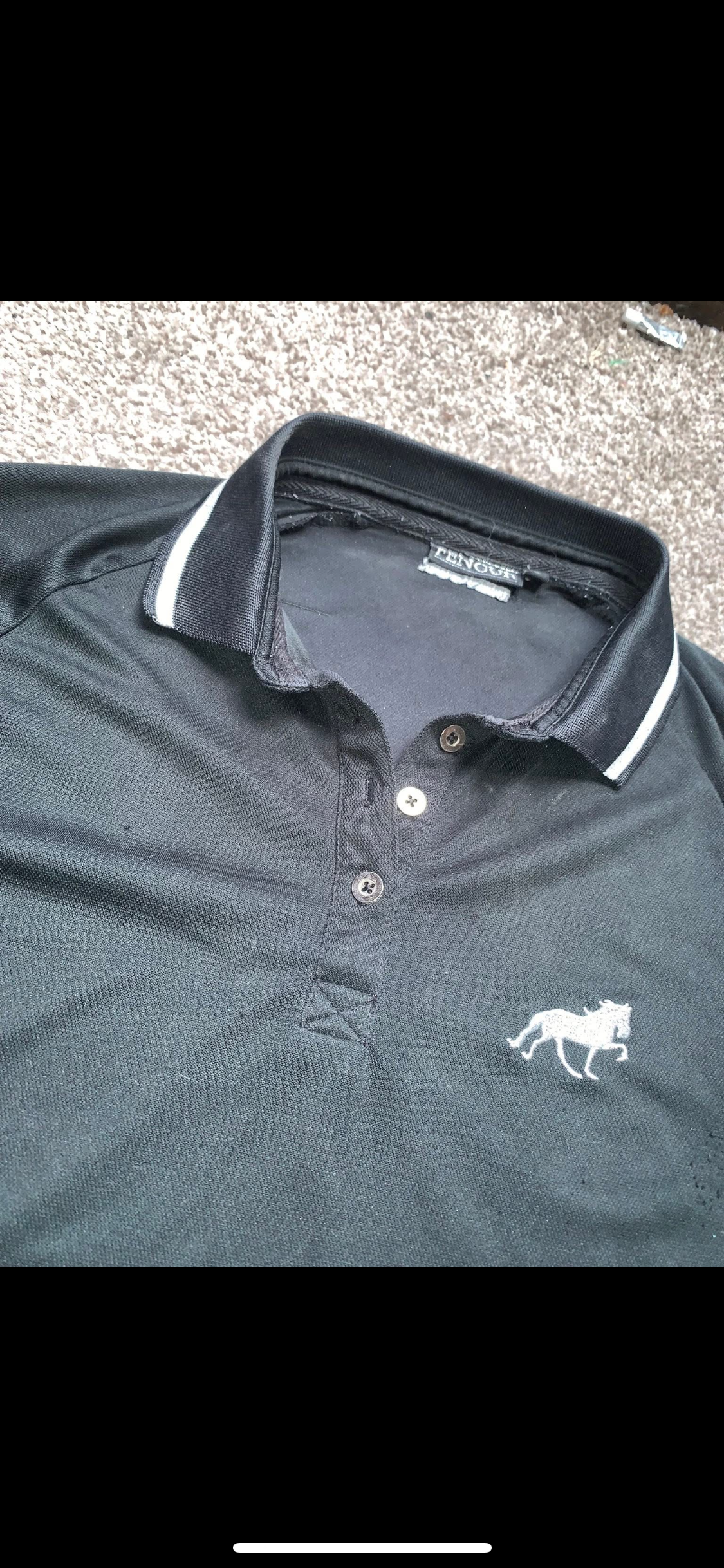 ✨ Preloved Ladies Lycra Feel Polo Shirt – Size Small ✨
