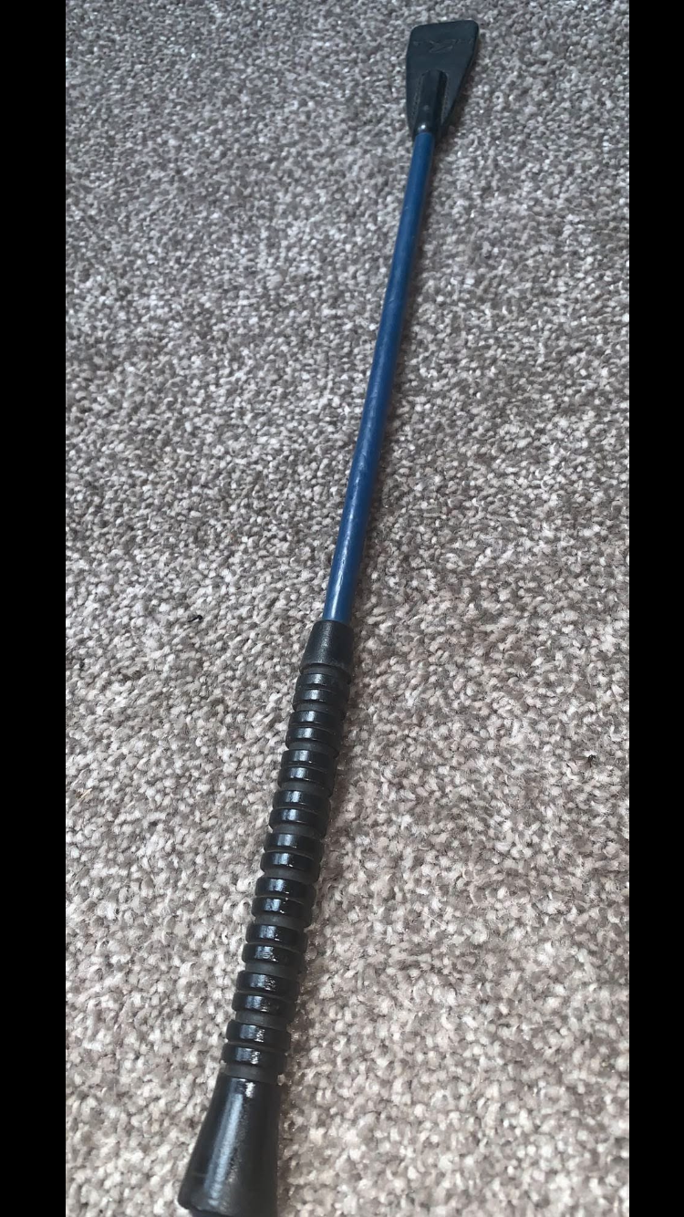 ๐ Preloved Blue Strong Pipe Material Whip ๐