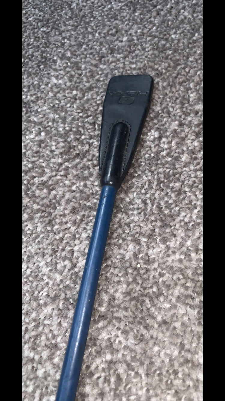 ๐ Preloved Blue Strong Pipe Material Whip ๐