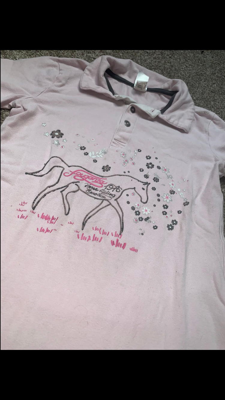 ๐ Preloved Kids Pink Polo Shirt โ Size 12yrs ๐
