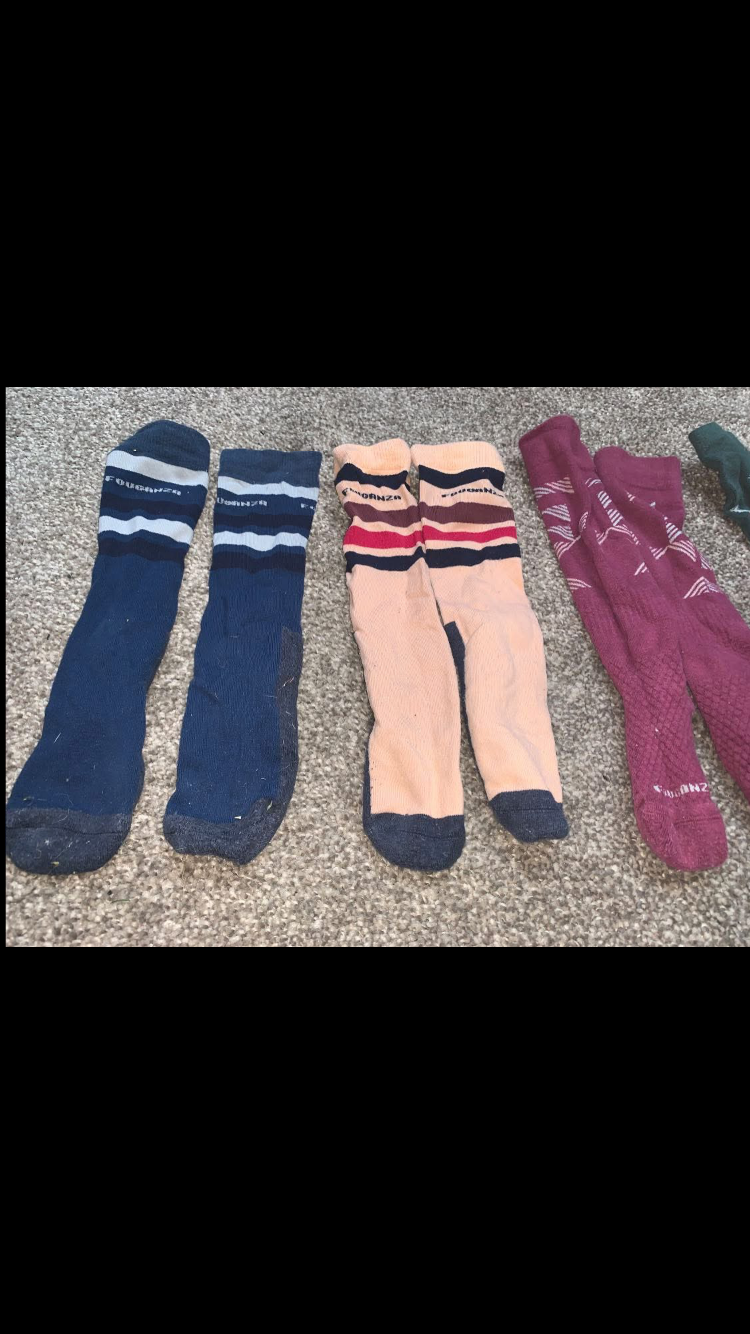 🧦 x5 Pairs of Preloved Kids Long Riding Socks 🧦