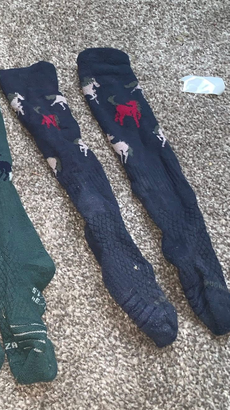 🧦 x5 Pairs of Preloved Kids Long Riding Socks 🧦