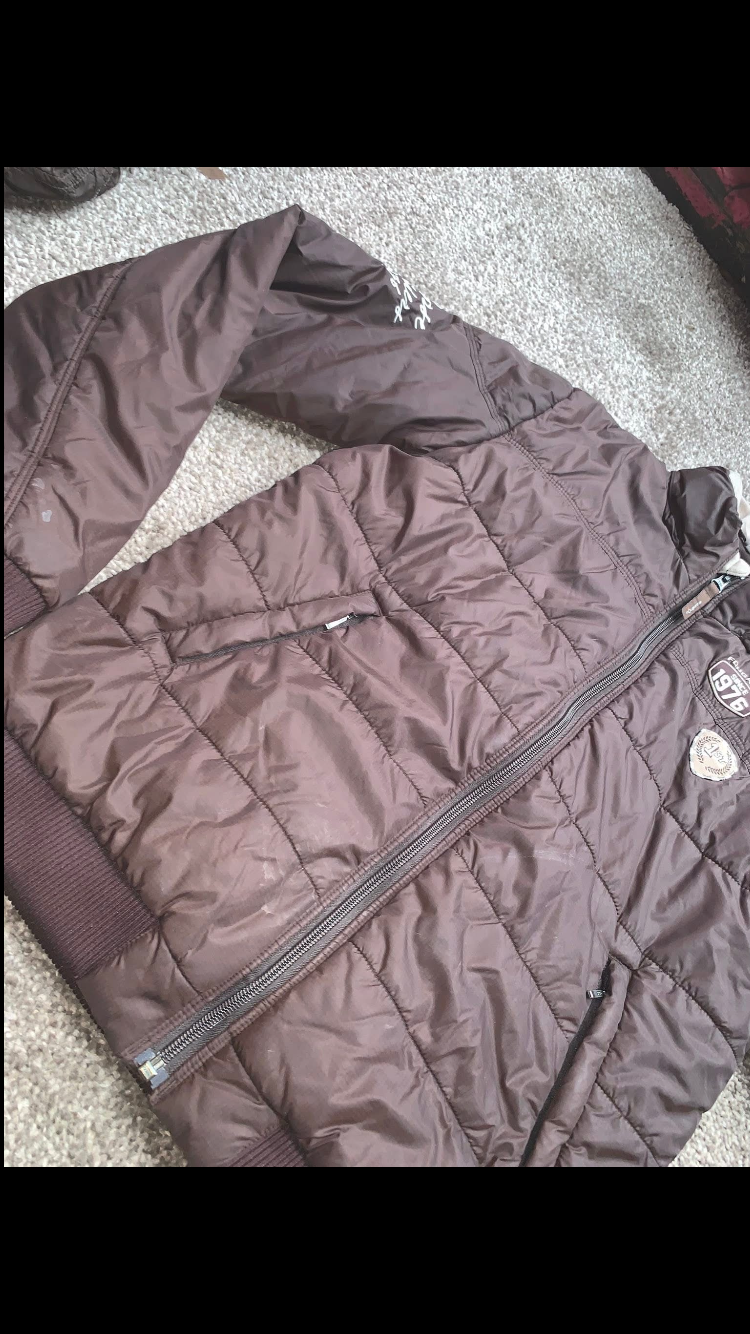 ๐ค Preloved Kids Brown Lightweight Waterproof Yard Jacket โ Size 14yrs ๐ค