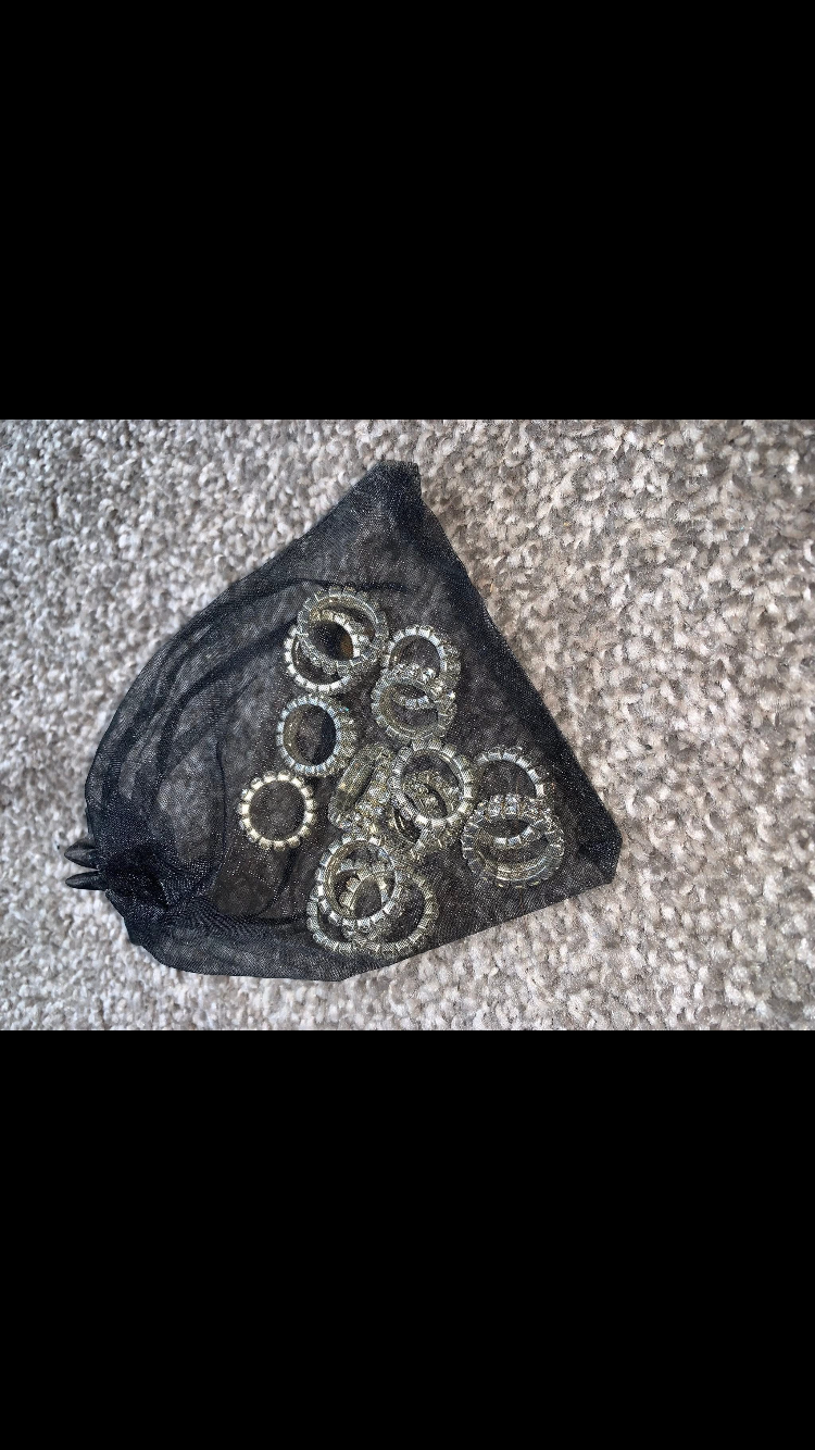 ๐ Set of 15 Preloved Diamonte Plaiting Bands โ Like New Condition ๐