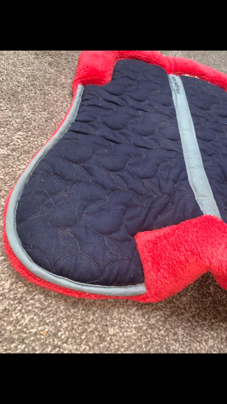 ๐๐ Like New Navy & Pink Half Pad โ Size Full ๐๐