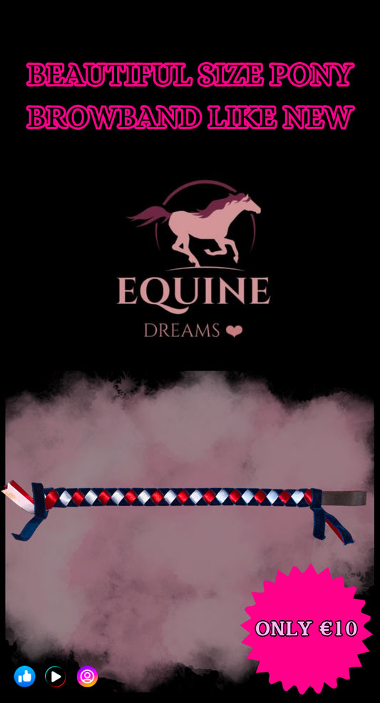 ✨ Preloved Browband – Size Pony ✨