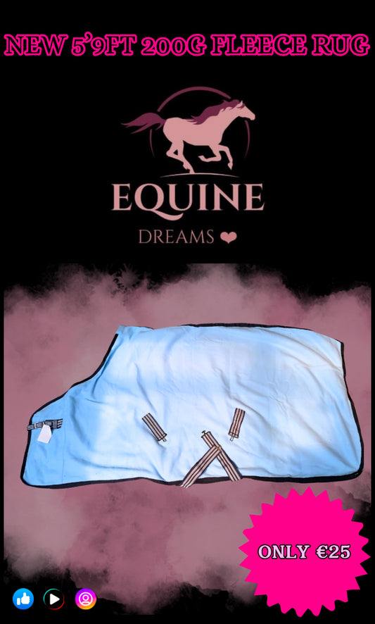 ✨ Brand New 5’9ft 200g Fleece Rug ✨