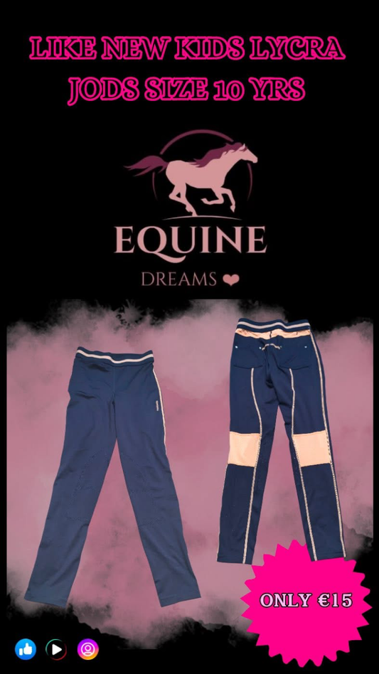 ✨ Like New Kids Lycra Jods – Size 10yrs ✨