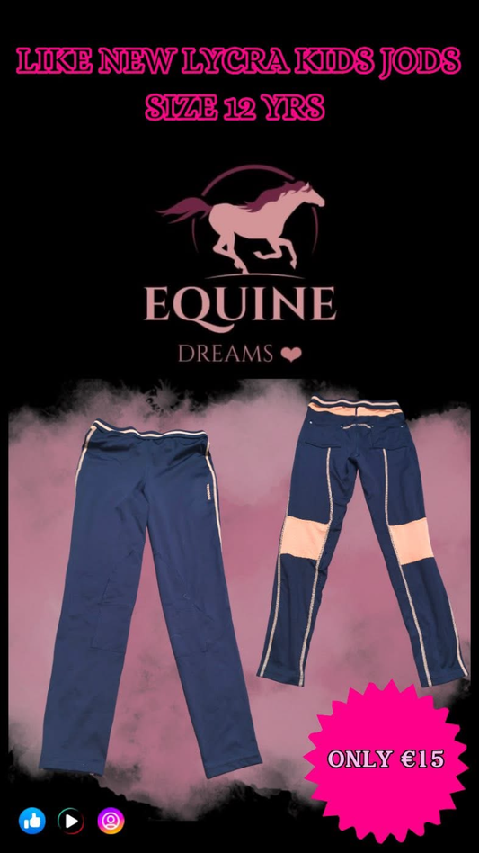 👖 Like New Kids Lycra Jods – Size 12yrs 👖