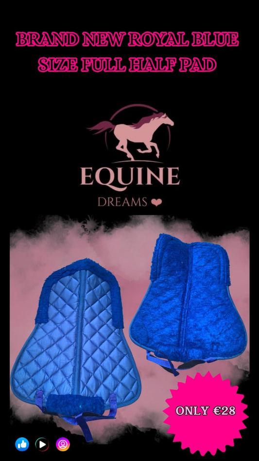 🆕 Brand New Royal Blue Half Pad – Size Full 🆕