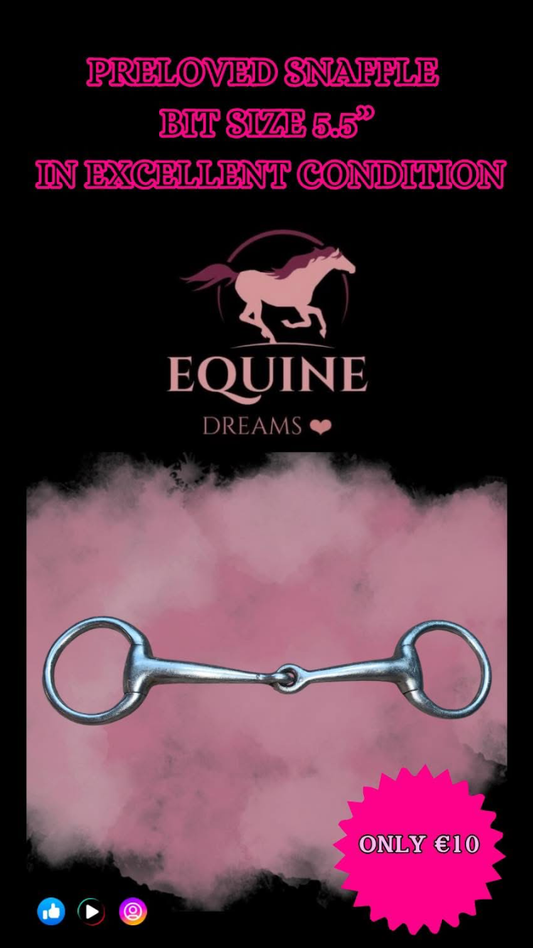 🐴 Preloved 5.5” Snaffle Bit 🐴