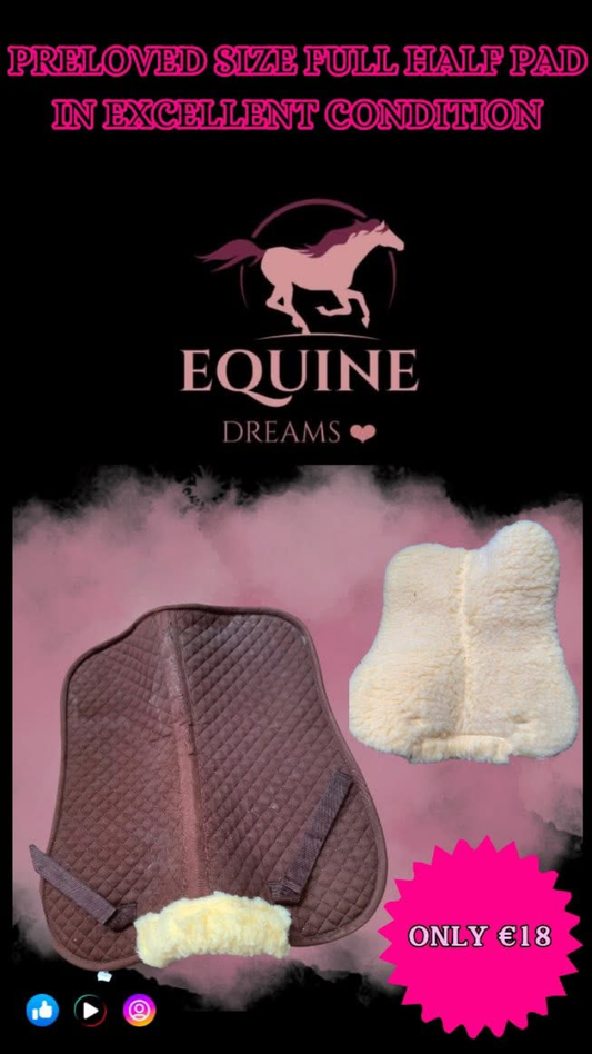 🤎 Preloved Brown Half Pad – Size Full 🤎